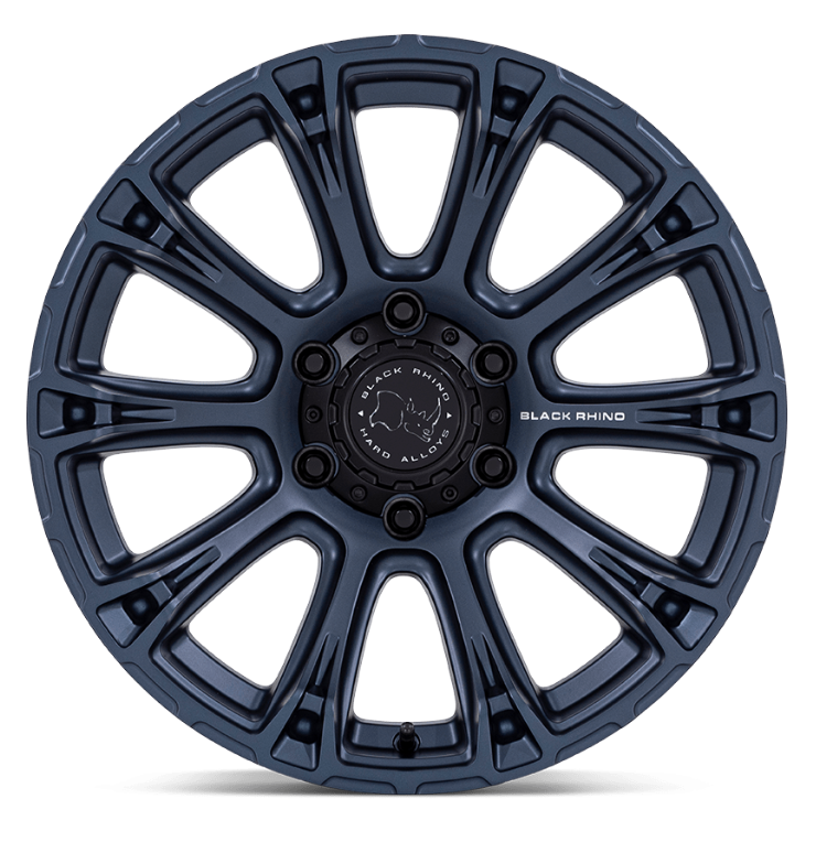 17x8.5 Black Rhino Diamondback Metallic Blue 6x139.7 Bolt Pattern / 25mm Offset / 106.10 Bore / 2750 Load