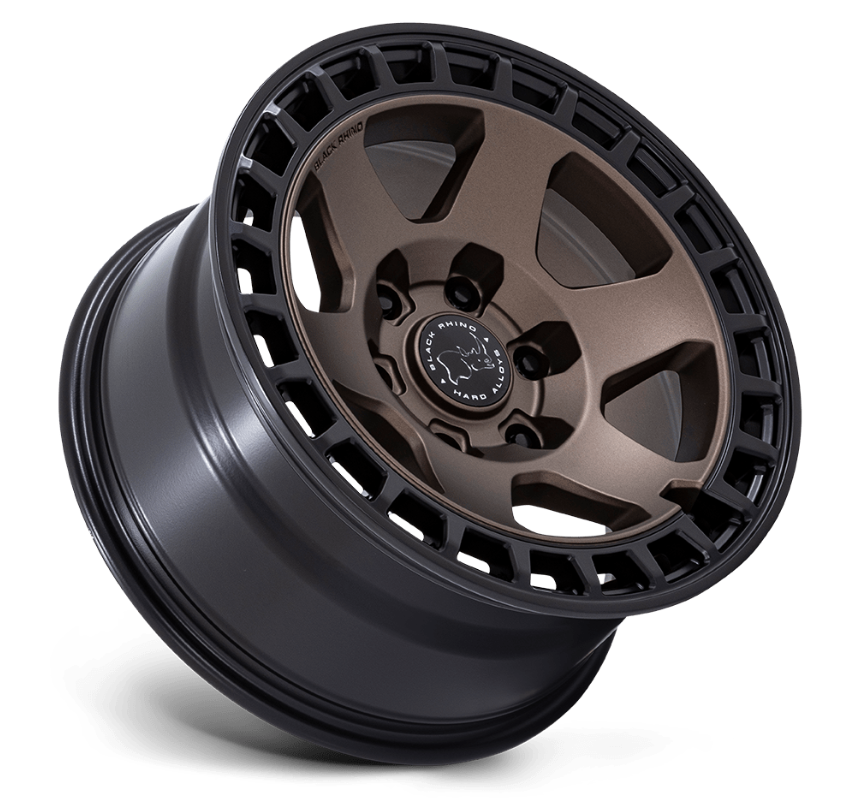 17x8.5 Black Rhino Bahari BR022 Burnt Bronze w/ Matte Black Lip