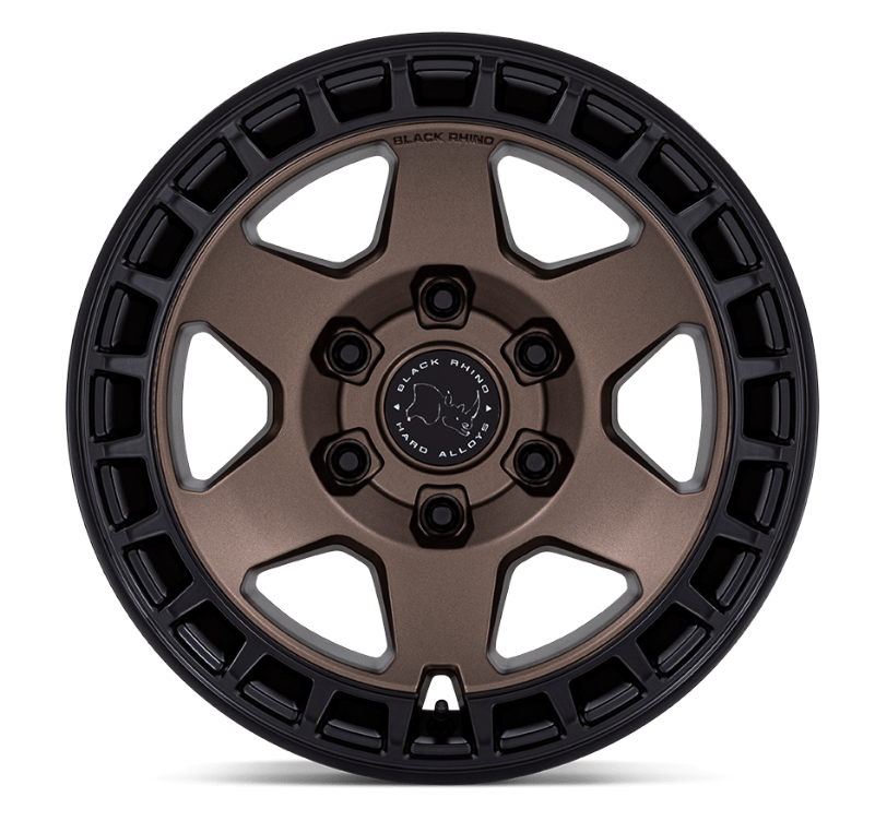 17x8.5 Black Rhino Bahari BR022 Burnt Bronze w/ Matte Black Lip