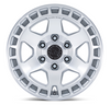 17x8.5 Black Rhino Bahari BR022 Gloss Silver w/ Machined Face