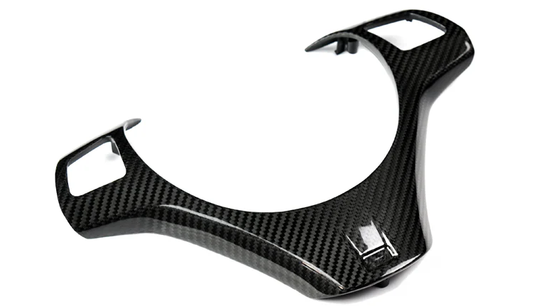 AutoTecknic Carbon Fiber Steering Wheel Trim - E90 3-Series Sedan | E92 3-Series Coupe | E82 1-Series