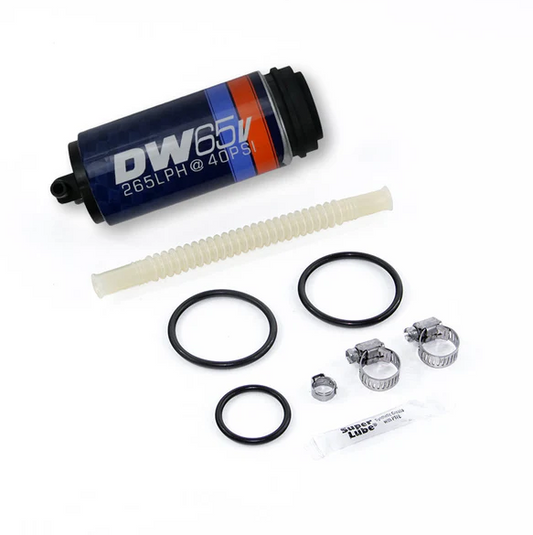 DeatschWerks DW65v Series 265 LPH Compact In-Tank Fuel Pump w/ VW/Audi 1.8T FWD Set Up Kit