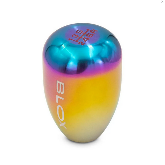 BLOX Racing 6-Speed Billet Shift Knob - Neo Finish 10x1.25mm