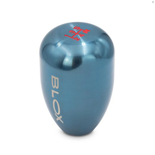 BLOX Racing 6-Speed Billet Shift Knob - Torch Blue 10x1.25mm