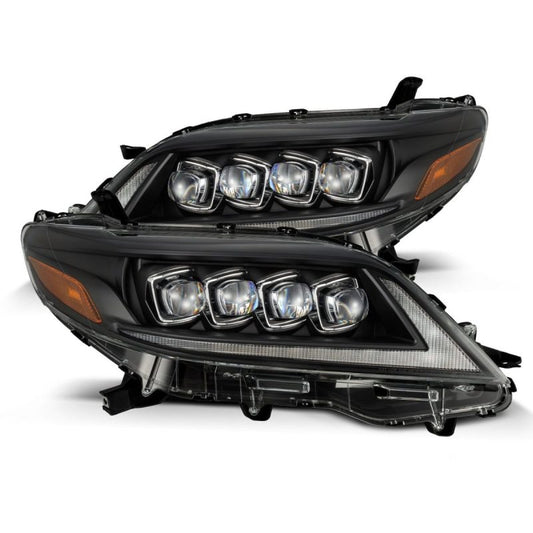 AlphaRex NOVA-Series LED Projector Headlights Black 2011-2020 Toyota Sienna