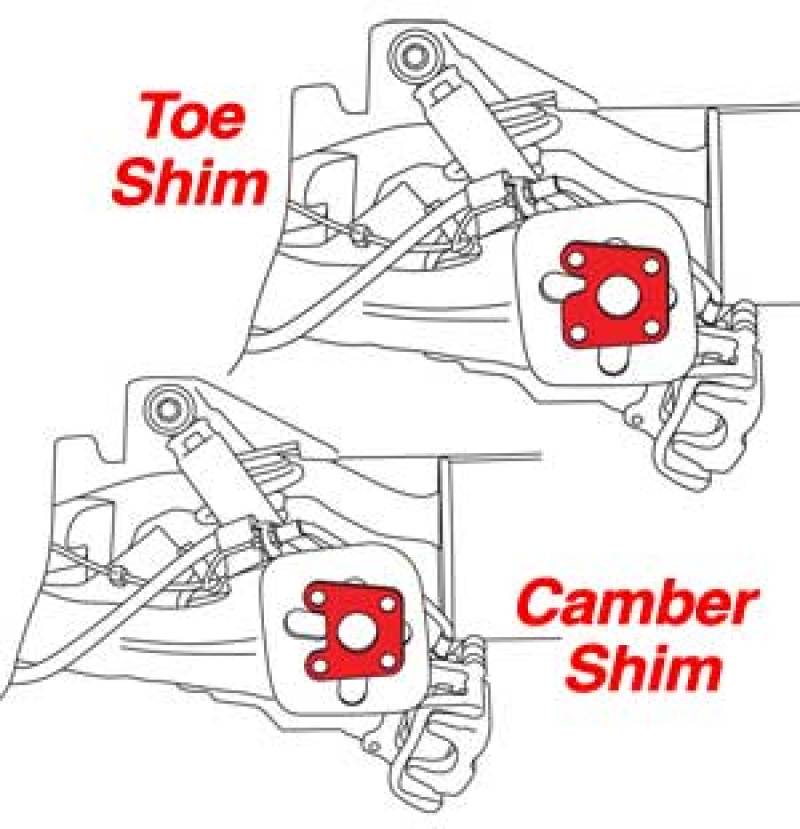 SPC Performance Rear Camber & Toe Shim Set (24) 2012-2019 Fiat 500