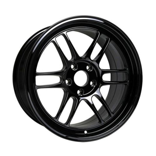 18x9.0 Enkei RPF1, 5x114.3 35mm Offset 73mm Bore Black Wheel