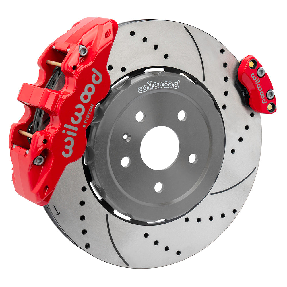 Wilwood Aero4 Big Brake Kits Rear 2020-2023 Chevy Corvette C8 (SRP Drilled & Slotted 15.00" Rotor)