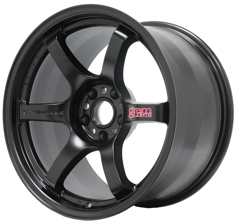 Gram Lights 57DR 18X9.5 +38 5-114.3 SEMI GLOSS BLACK