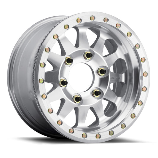 Method MR103 Beadlock 17x9 -12mm Offset 5x5.5 108mm CB Raw Machined w/BH-H24125 Wheel