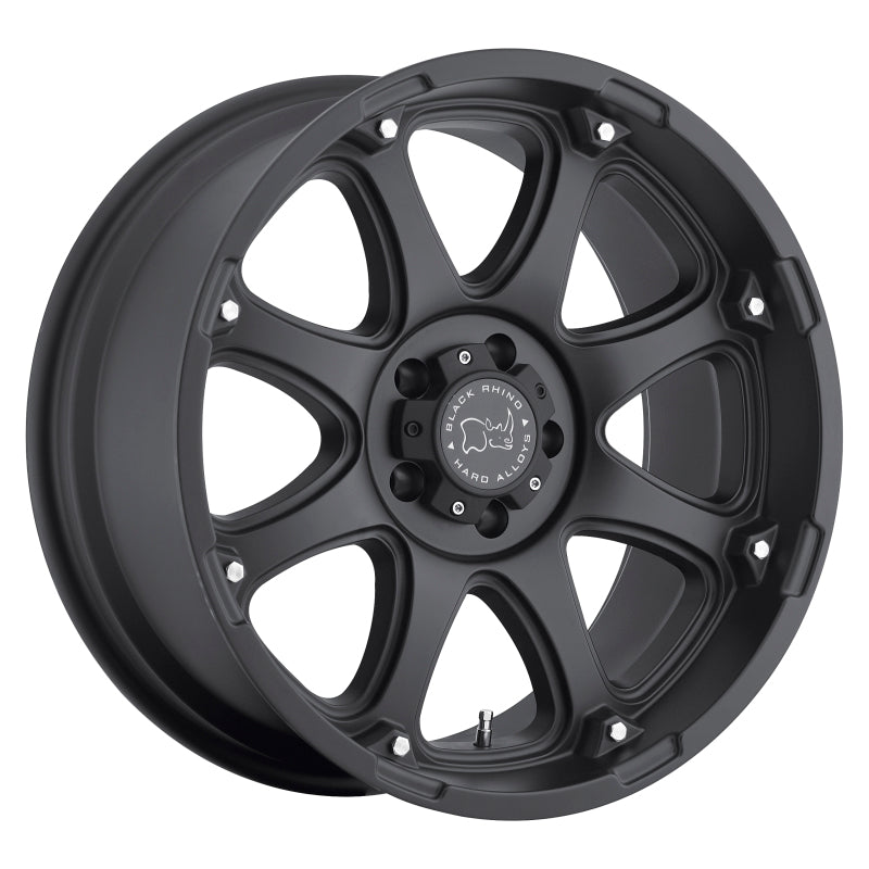 18x9.0 Black Rhino Glamis Matte Black Wheel