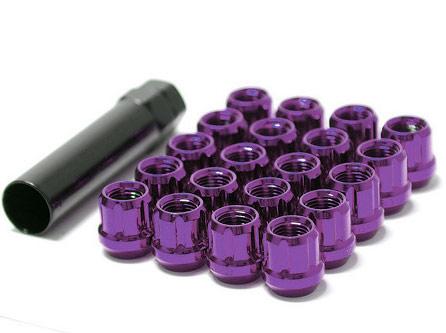 Muteki Open End Lug Set 12x1.25 Purple (20 Piece Kit)