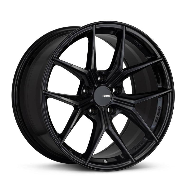 18x9.0 Enkei TSR-X 38mm Offset 5x114.3 BP Gloss Black Wheel