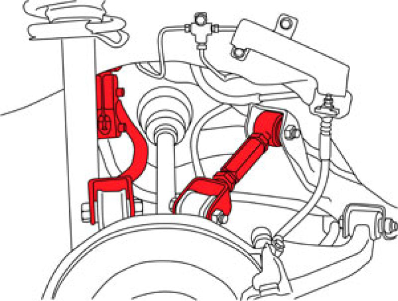 SPC Performance Rear Passenger Side Adjustable Control Arm 1995-1998 Nissan 240SX