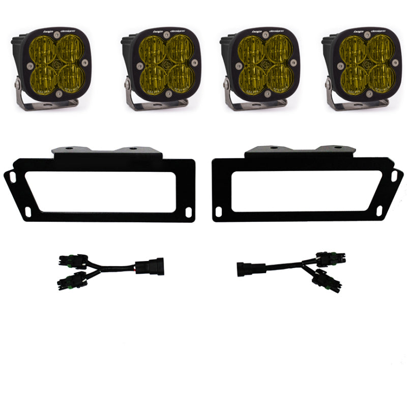 Baja Designs 09-12 Ram 2500/3500 Fog Pocket Kit - Amber