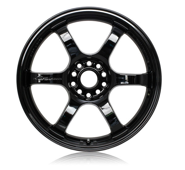 Gram Lights 57CR 18X10.5 +12 5X114.3 Gloss Black