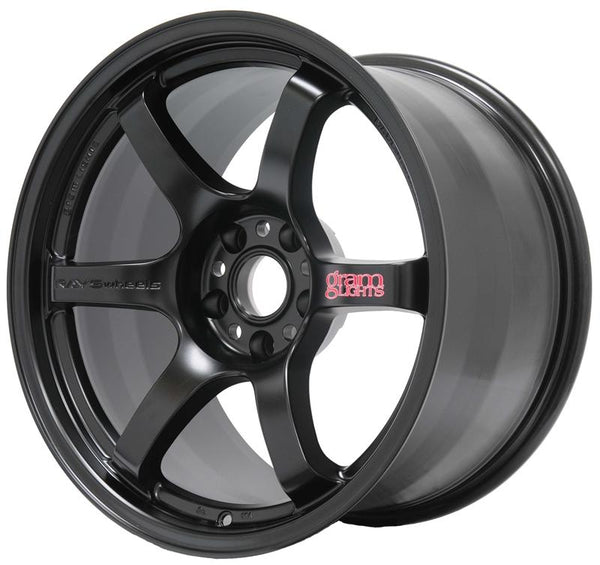 Gram Lights 57DR 18X10.5 +22 5-114.3 SEMI GLOSS BLACK (Evo)