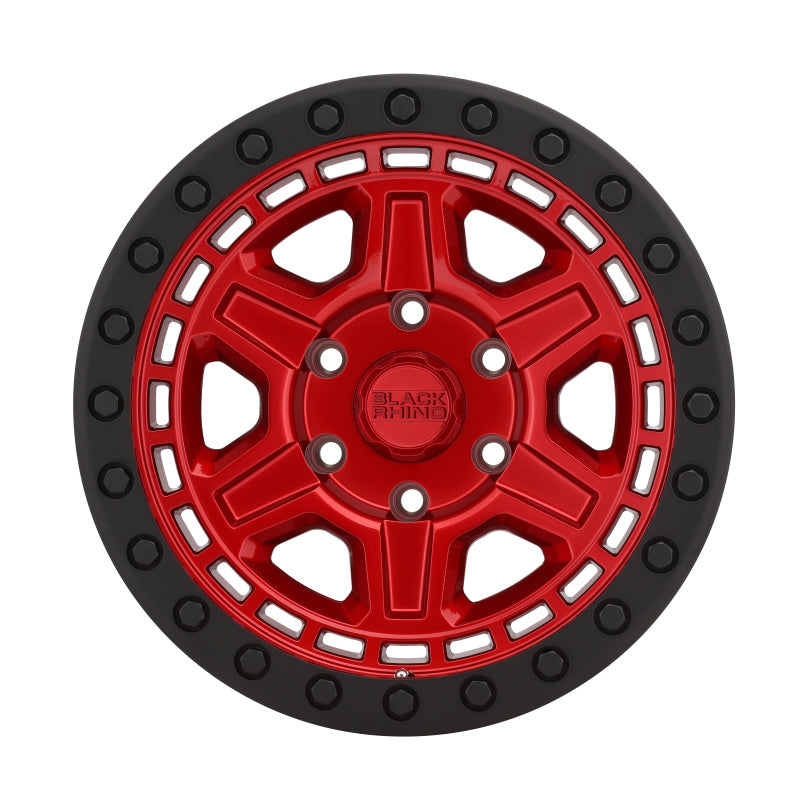 Black Rhino Reno 17x9.0 6x135 ET00 CB 87.1 Candy Red w/Black Lip Edge & Black Bolts Wheel