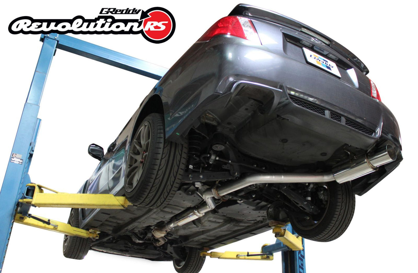 Greddy Revolution RS Exhaust 2011-2014 Subaru Impreza STI Sedan (single exit to right)