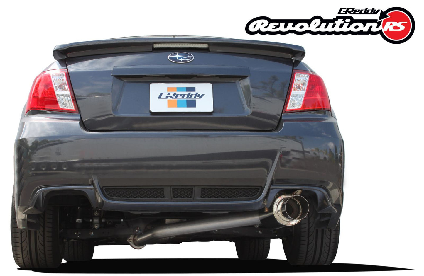 Greddy Revolution RS Exhaust 2011-2014 Subaru Impreza STI Sedan (single exit to right)