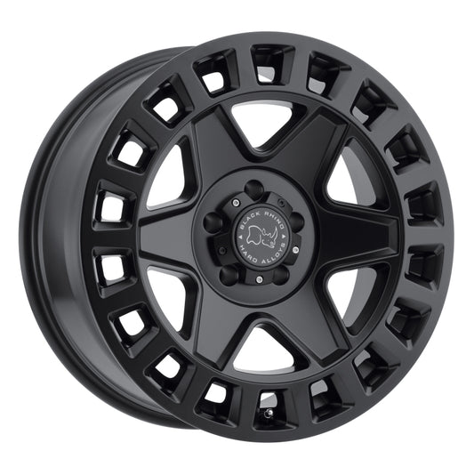 17x9.0 Black Rhino York Matte Black Wheel