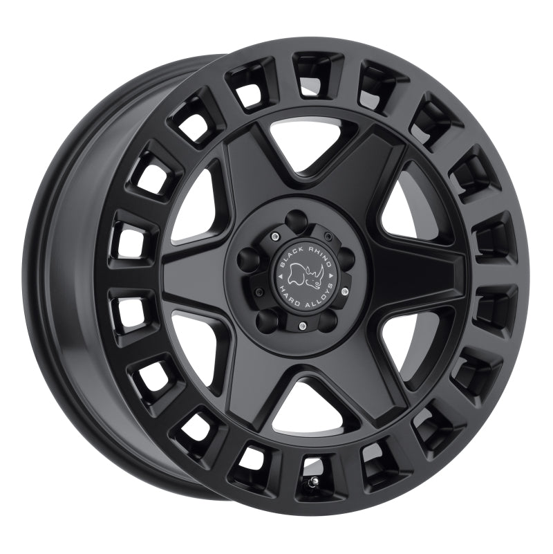 17X8.0 Black Rhino York Matte Black Wheel