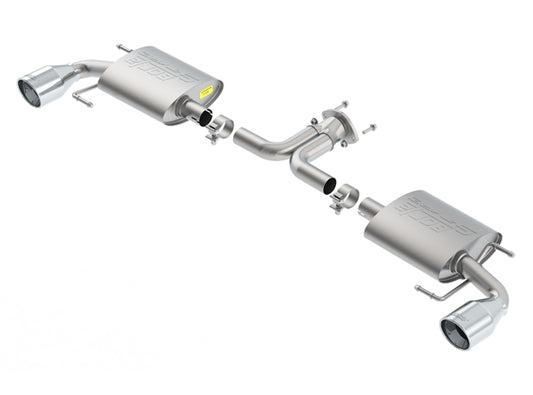 Borla S-Type Axle-Back Exhaust System 2014-2018 Mazda 3 2.0L / 2.5L Automatic and Manual Trans. 5 Door Hatchback