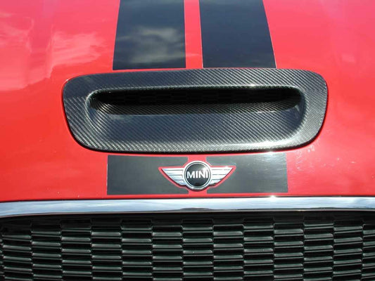 Racing Dynamics Carbon Fiber Hood Scoop for Gen 2 models 2007-2015 Mini R56, R55, R57 & R59