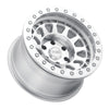 Black Rhino Primm Beadlock 17x8.5 6x139.7 ET-30 CB 112.1 Silver w/Mirror Face & Machined Ring Wheel