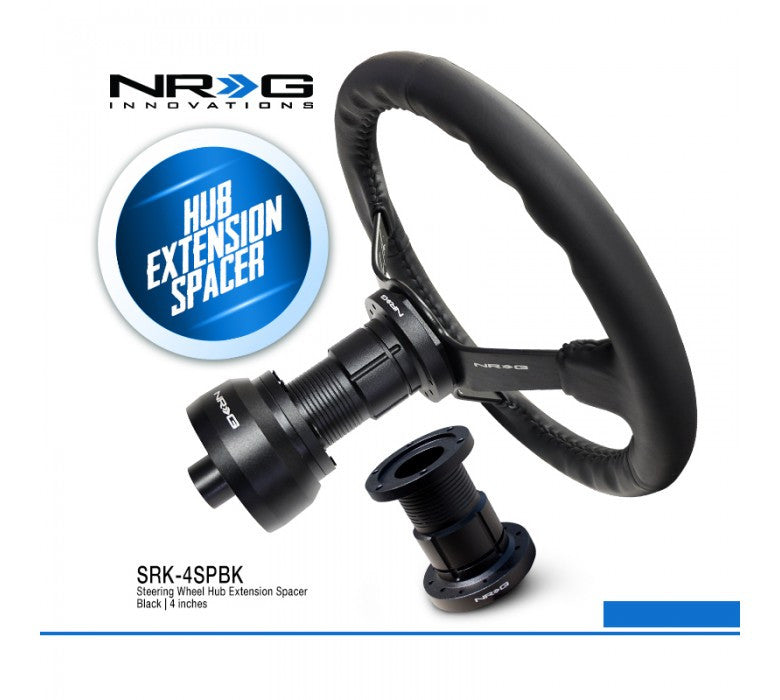 NRG Steering Wheel Hub Spacer Black (4")