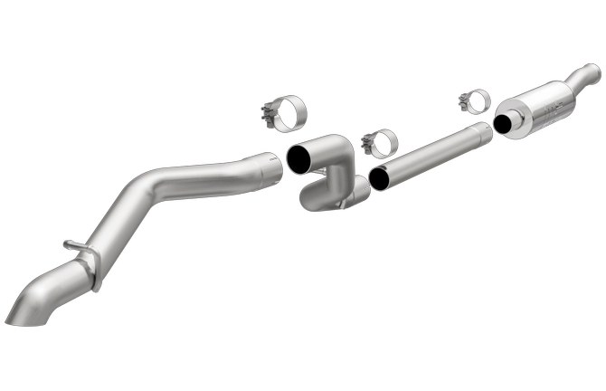 Magnaflow Catback Rock Crawler Series Stainless Exhaust System 2018-2024 Jeep Wrangler JL V6 (3.6L)