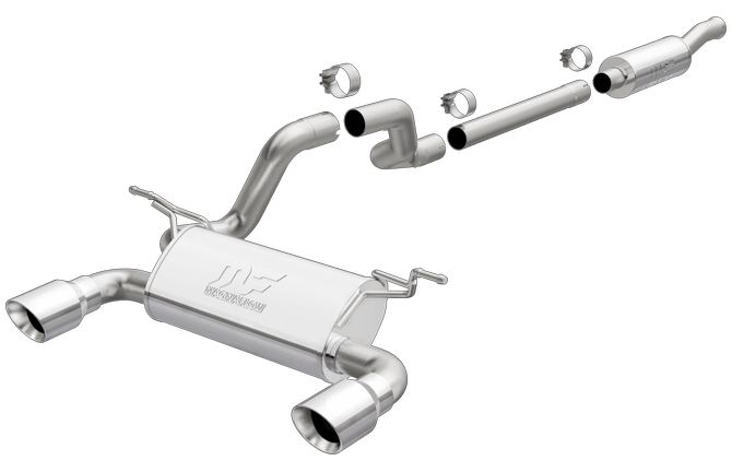 Magnaflow Cat Back Stainless Exhaust System 2018-2024 Jeep Wrangler JL V6 (3.6L)