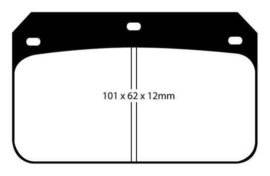 EBC Brakes Yellowstuff Performance Brake Pads