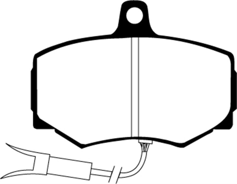 EBC 86-87 Jaguar XJ6 3.6 Greenstuff Front Brake Pads