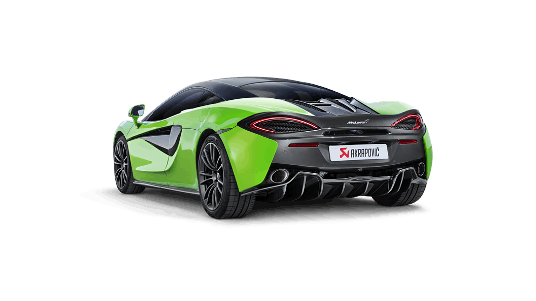 Akrapovic Slip-On Titanium Exhaust System 2016-2017 McLaren 570S/570GT (carbon tips)