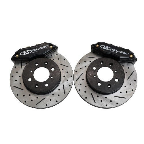 Blox Tuner Series Brake Kit 1990-2005 Honda Civic / 2007-2013 Honda Fit / 1990-2001 Acura Integra (Except Type R)