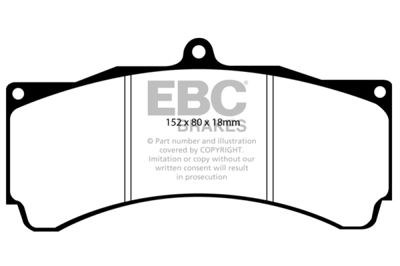 EBC Brakes Yellowstuff Performance Brake Pads