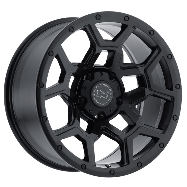 18x8.0 Black Rhino Overland Matte Black