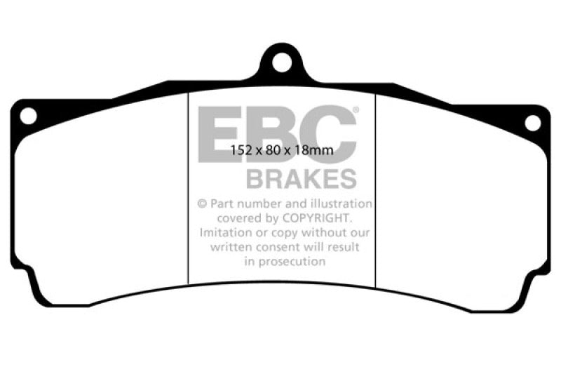 EBC Brakes Orangestuff Full Race Brake Pads