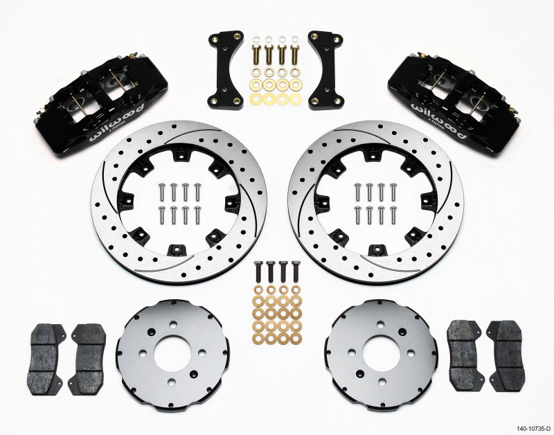 Wilwood Forged Dynapro 6 Big Brake Kit Acura Integra / Honda Civic, Del Sol, Fit (front) 262mm disc