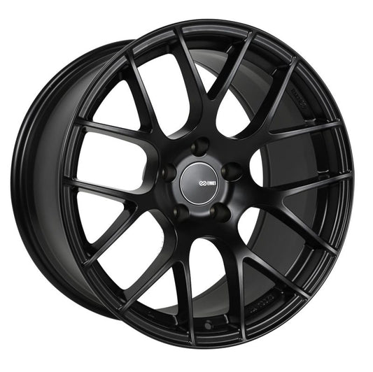 19x9.5 Enkei Raijin 35mm Offset 5x114.3 Bolt Pattern 72.6 Bore Dia Black Wheel