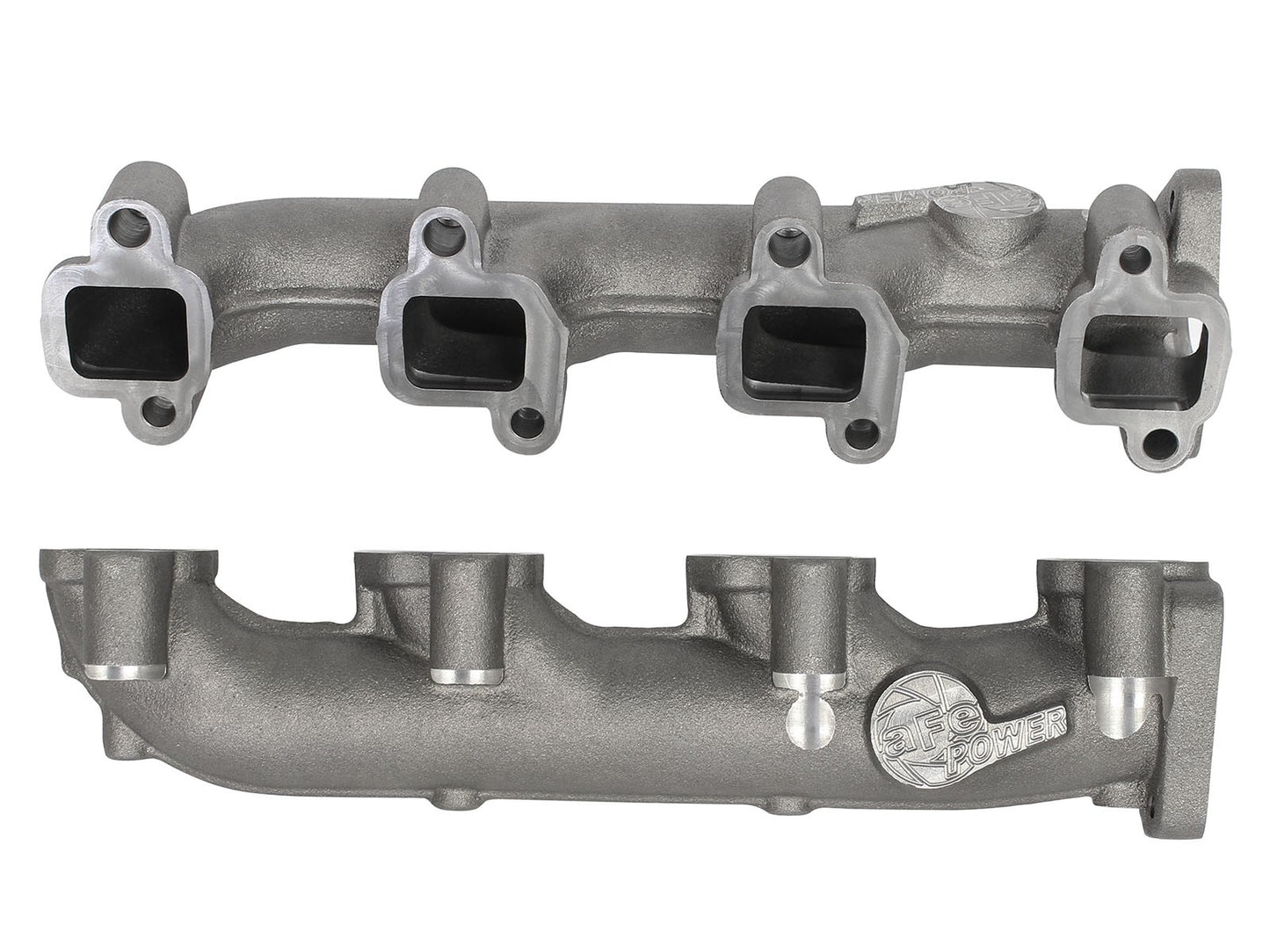 aFe BladeRunner Ported Ductile Iron Exhaust Manifolds 2001-2016 GM Diesel Trucks V8 (6.6L)