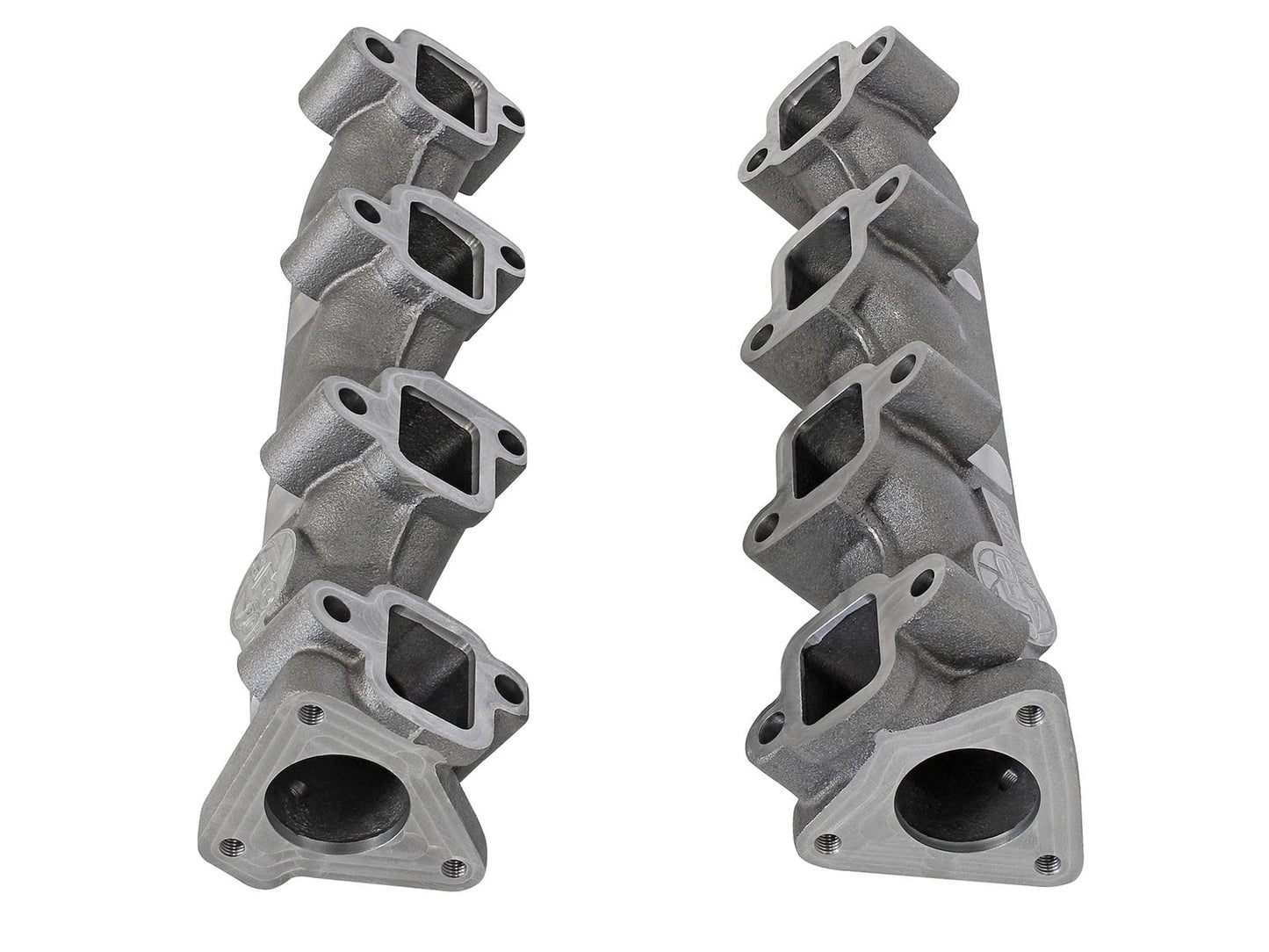 aFe BladeRunner Ported Ductile Iron Exhaust Manifolds 2001-2016 GM Diesel Trucks V8 (6.6L)