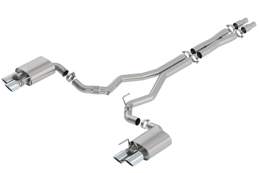 Borla S-Type Cat-Back Exhaust System w/valves 2018-2023 Ford Mustang GT 5.0L V8