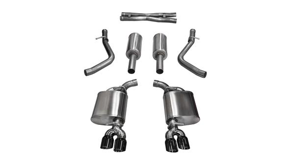 Corsa Performance Cat Back Exhaust 2017-2023 Dodge Challenger 5.7L