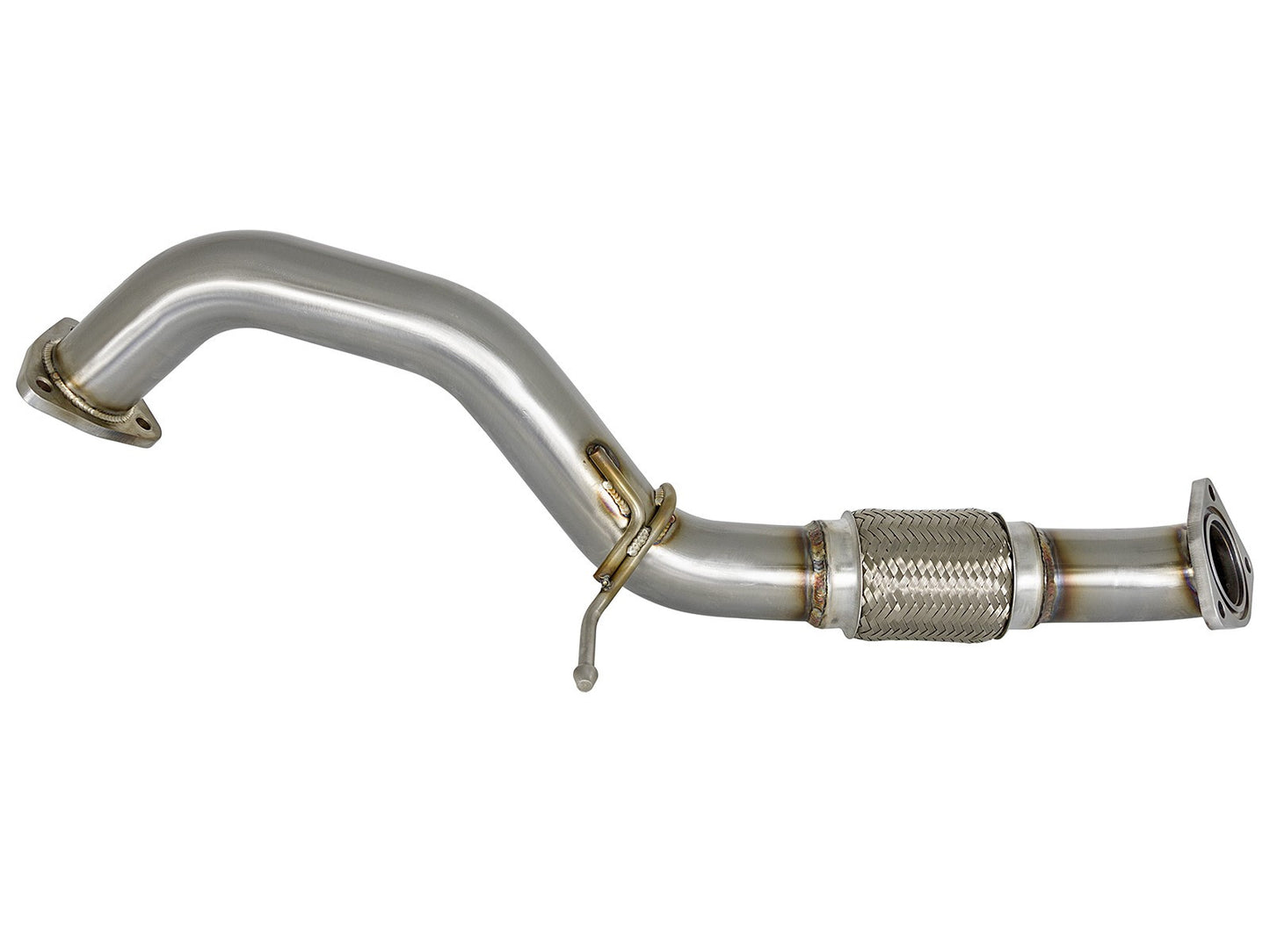 AFE Twisted Steel 2.5in. Rear Down-Pipe/Mid-Pipe 2016-2021 Honda Civic (Coupe/Sedan) 1.5 Turbo