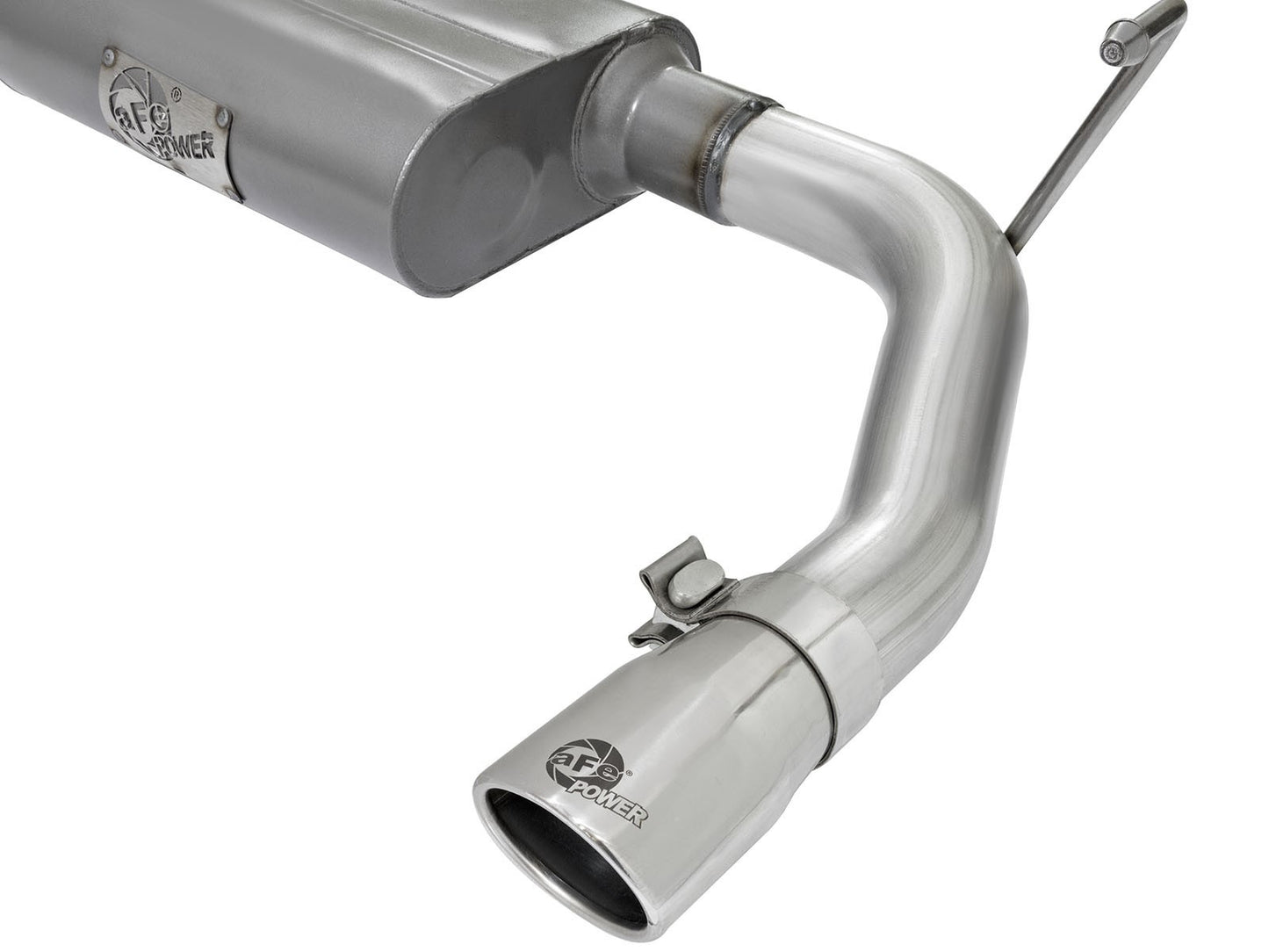 AFE Scorpion 2.5" Aluminized Steel Cat-Back Exhaust System 2007-2016 Jeep Wrangler (JK) Unlimited V6-3.6L/3.8L (4Dr)