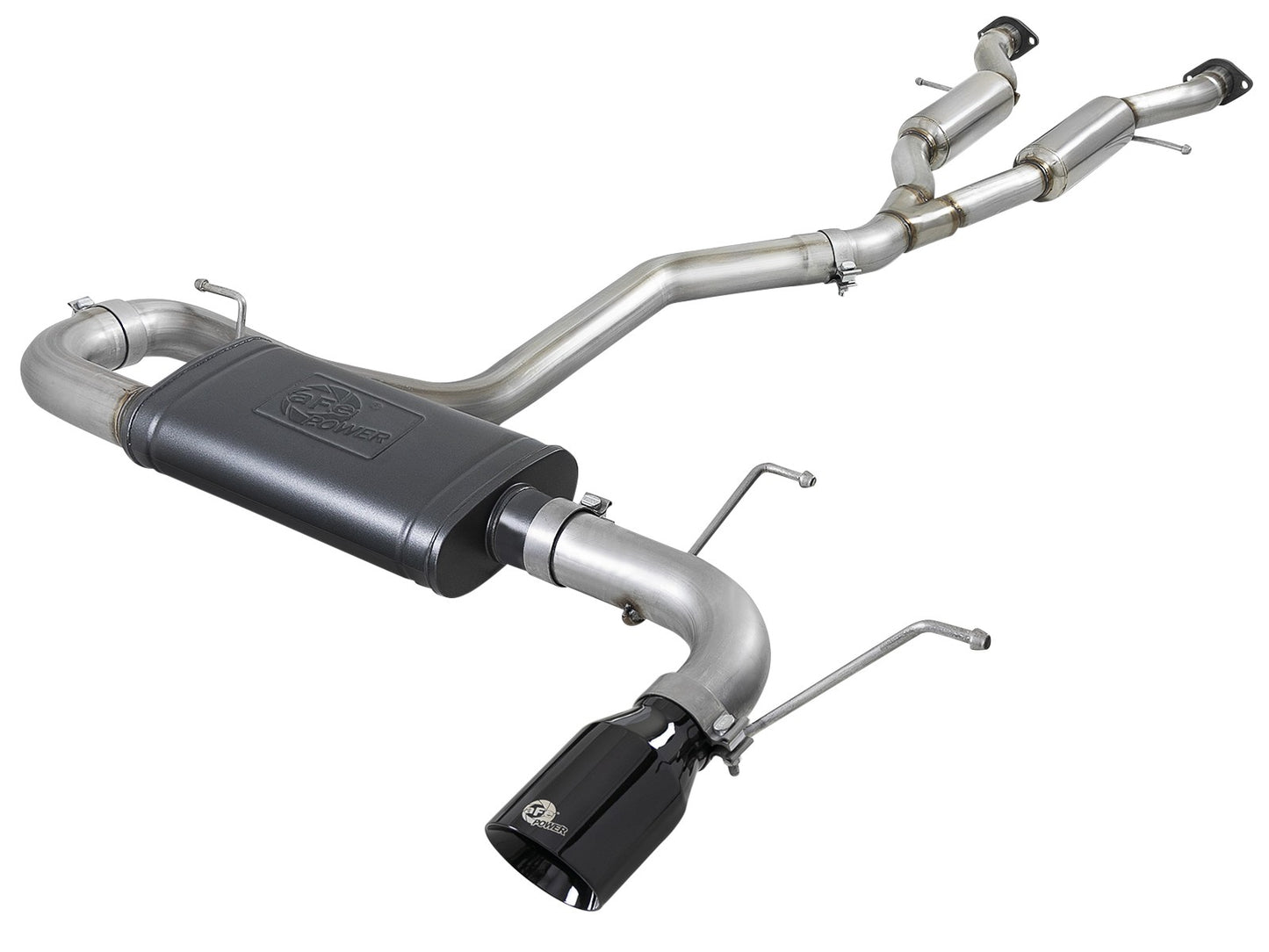 AFE MACH Force XP 2.5" to 3" 304 Stainless Steel Cat Back Exhaust System 2014-2021 Jeep Grand Cherokee (WK2) V6 3.6L