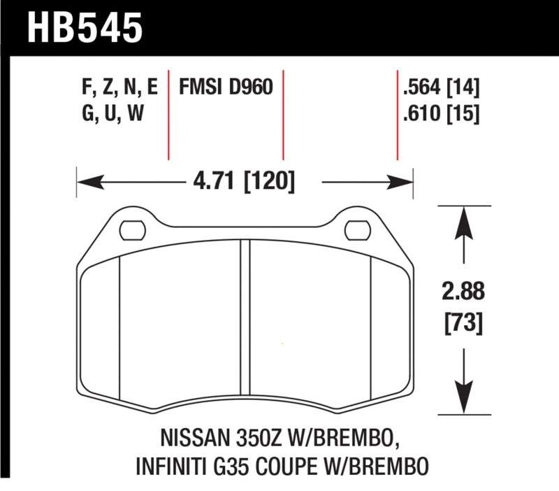 Hawk HPS Street Brake Pads