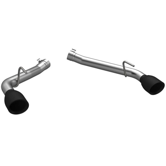 QTP 2010-2013 Chevrolet Camaro SS 6.2L 304SS Eliminator Muffler Delete Axle Back Exhaust w/4.5" Black Tip